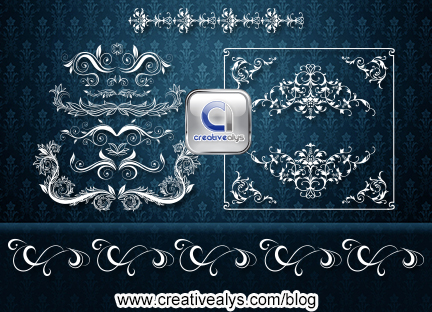 Floral Designs for logo, web and graphics Floral Designs for logo, web and graphics