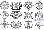 12 Decorative Vector Designs – Free Download