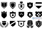 Heraldic Crests for Logo Design – Free Vector Shield Icons & Emblems