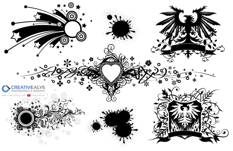 Creative Graphic Design Elements – Free Vector Download