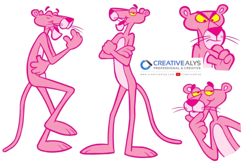 Pink-Panther-in-Vector