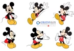 Mickey Mouse Vector Illustrations