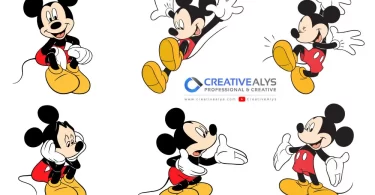 Mickey Mouse Vector Illustrations