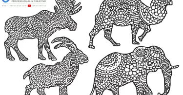 Hand Drawn Bohemian Animal Illustrations – Free Vector Download