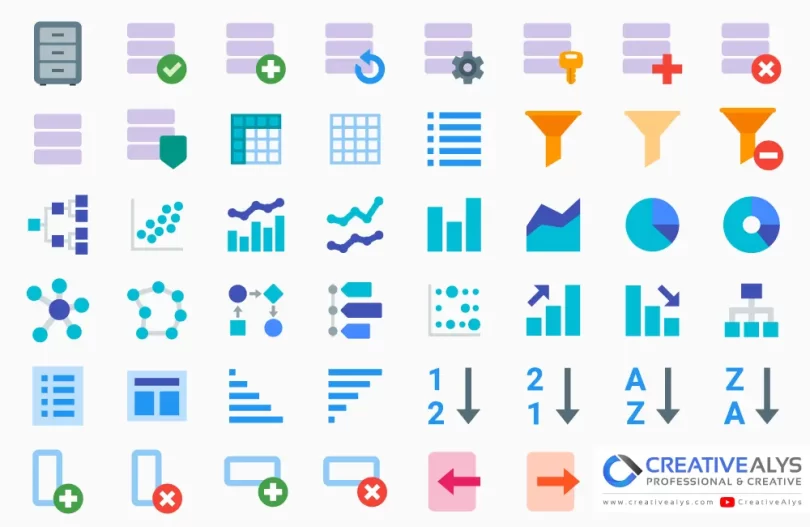 46 Free Data Icons in Vector