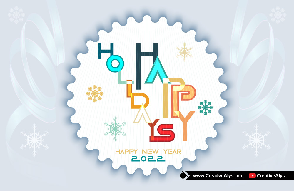 happy holidays and happy new year 2022
