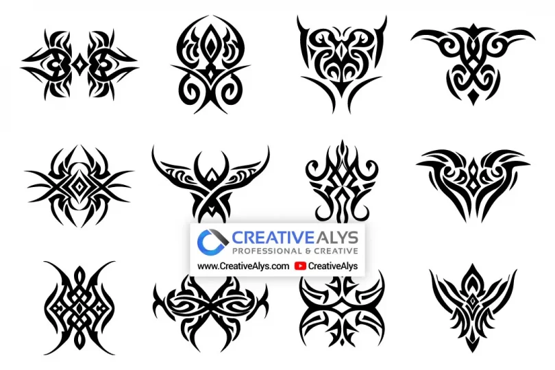 Tattoo stencils Vectors & Illustrations for Free Download