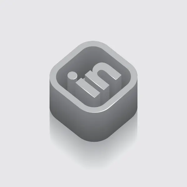 3D-monochromatic-glossy_linkedin-logo