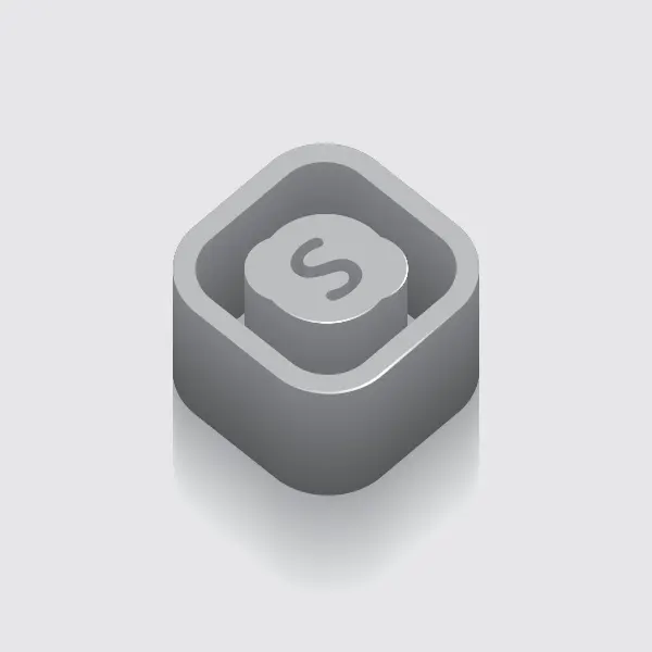 3D-monochromatic-glossy_skype-logo