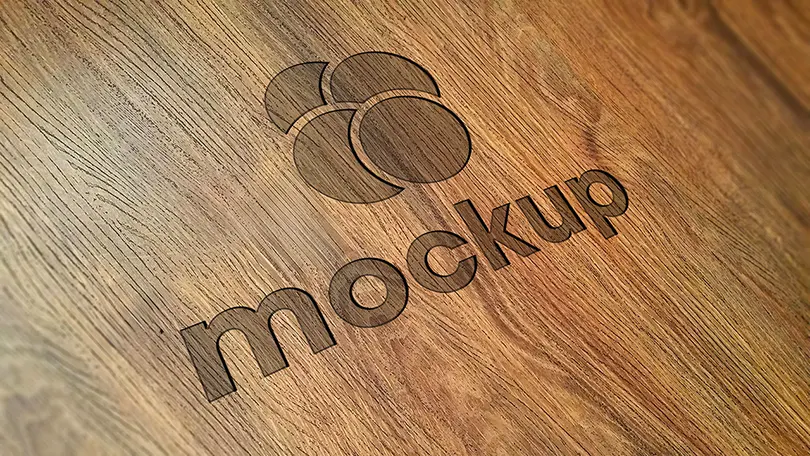 Wood-Engraved-Logo-Mockup