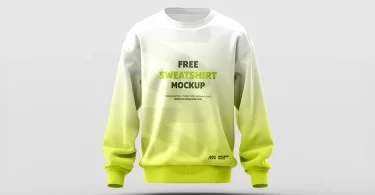 Free Sweatshirt Mockup PSD