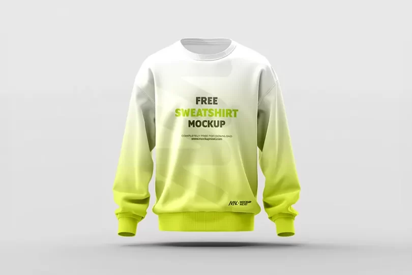 Free Sweatshirt Mockup PSD