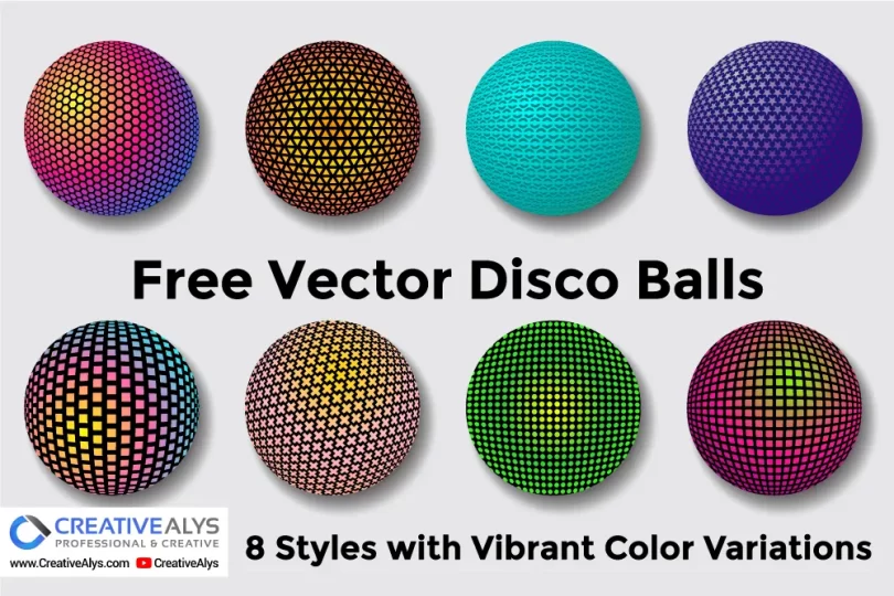 free-vector-disco-balls