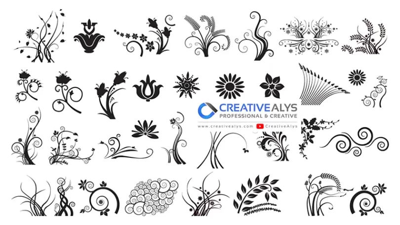 Free Floral Design Elements: Vector Flowers for Logos, Websites, and Graphic Design