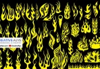 Fire Flames Vector Collection