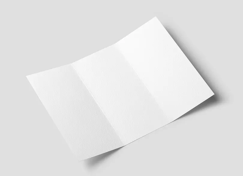 Perspective Trifold Brochure Mockup 2