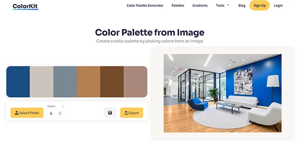 Colorkit Color Palette from Image