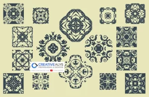 16 Antique Floral Design Patterns