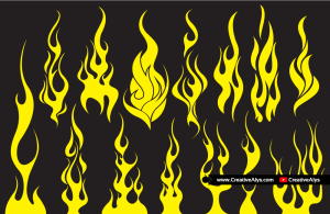 Vector Flames for Logo Design