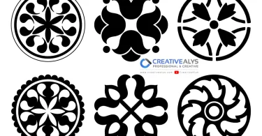 Free Circular Design Ornaments – Elegant Vector Floral Patterns