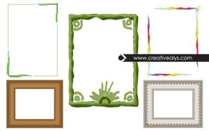 Photo Frames and Vector Borders