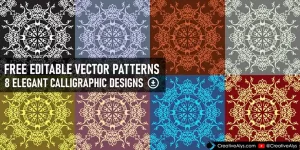 Calligraphic Seamless Pattern Design