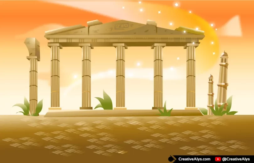 ancient-temple-ruins-vector-illustration