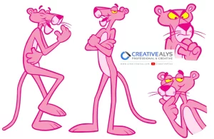 Pink Panther in Vector