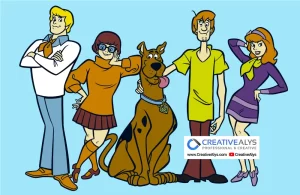 Scooby Doo Group Vector Illustration