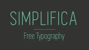 Simplifica Font – Free Minimal Sans Serif Typeface