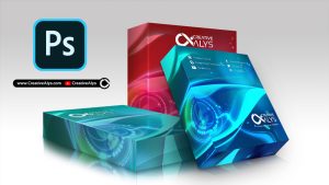 3D Software Box Mockup