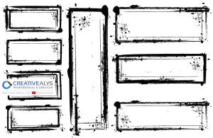 Grungy Vector Frames