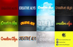 Beautiful Text Styles PSD Mockups