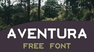Aventura — Free Typeface