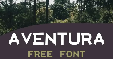 aventura-free-bold-typography