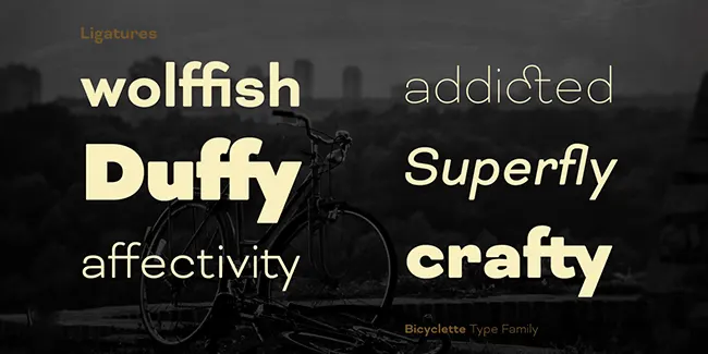 bicyclette-font-family-5