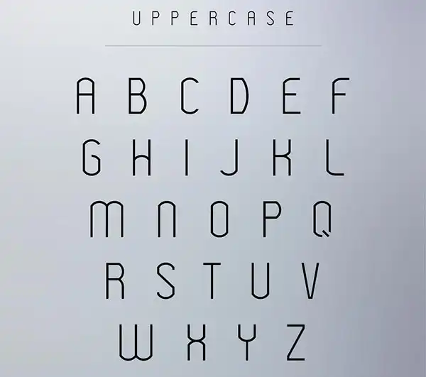 modeka-free-modern-typeface-uppercase