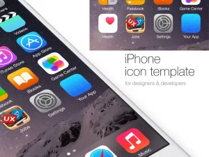 iPhone Icon Mockup