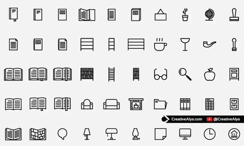 50-Free-Icons-Home-Library-1
