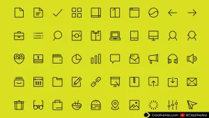 50 Glyph Icon Set