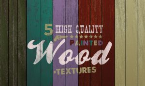 5 HQ Painted Wood Textures