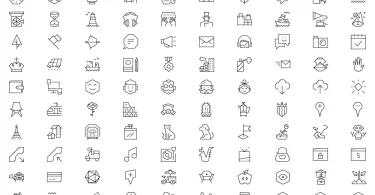 100-Line-Icons