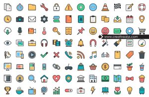 Modern UI Colorful Icons
