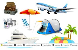 3D Travel Vectors