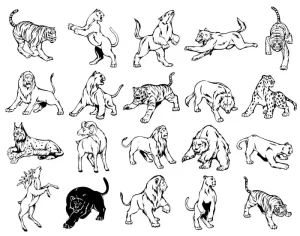 animal-mascots-vector-collection