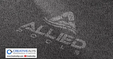 Clean Carpet Logo PSD Mockup