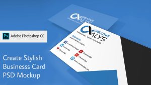 How to Create Smart Business Card PSD Mockup in Photoshop | Tutorial