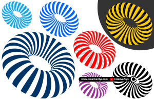 3D Stripped Rings