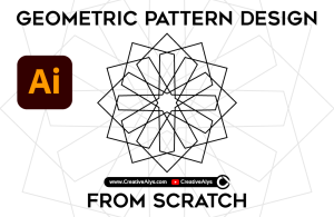 Seamless Geometric Symmetrical Pattern Design | Illustrator Tutorial