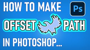 How to create OFFSET PATH in PHOTOSHOP | Tutorial